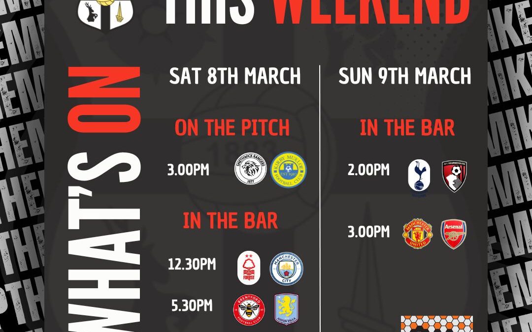 This weekend at The Mikes!