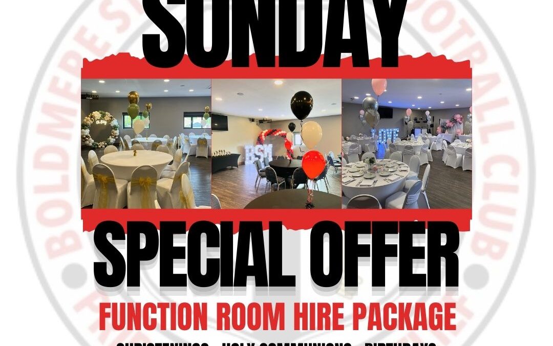 Sundays – Special Offer!
