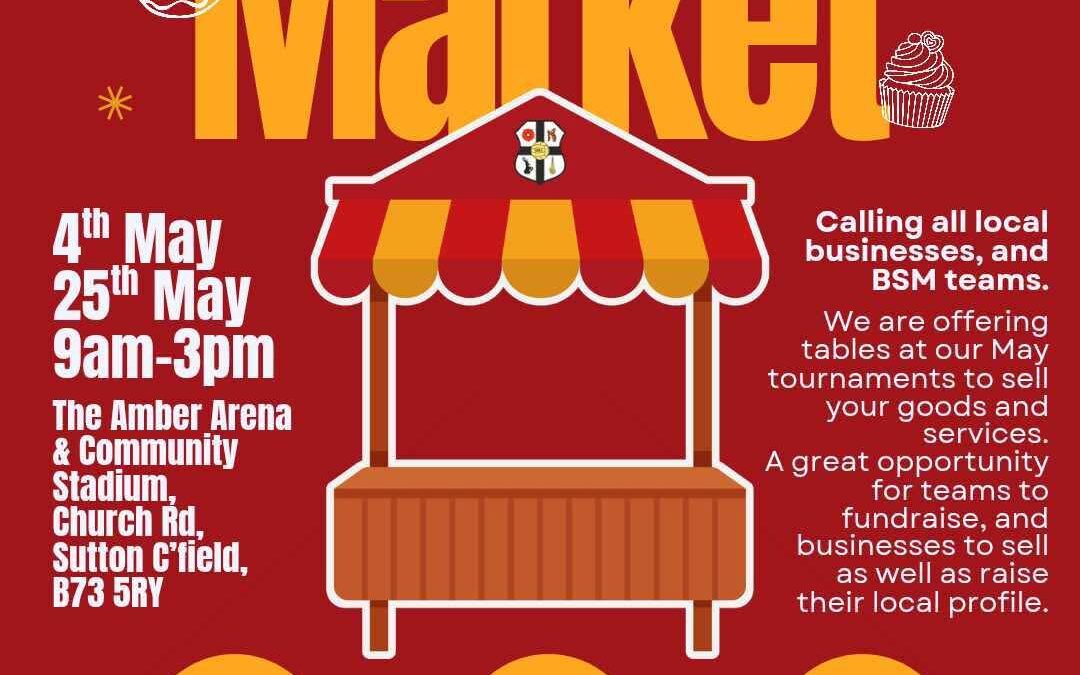 Tournament Market – Stall Holder Availability
