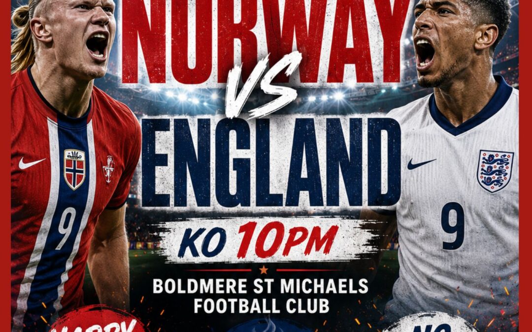 🏆 WORLD CUP QUARTER-FINAL LIVE AT BOLDMERE ST MICHAELS! 🏆