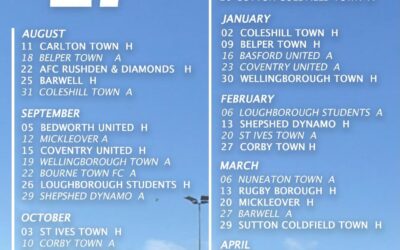2026/27 Fixtures